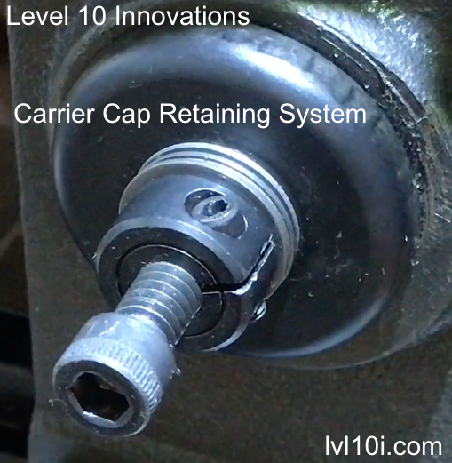 Carrier Cap Retaining System for Super 1050 Presses