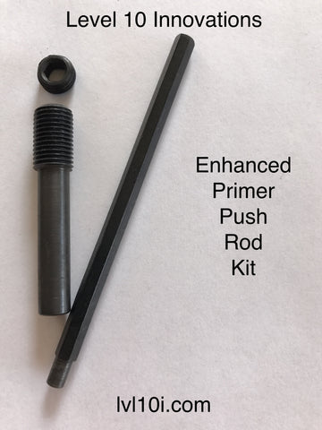 Enhanced Primer System Push Rod with Set Screw for 1050 Presses, Made to Order Allow 3-5 business days.
